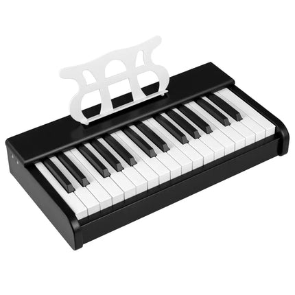 Kids Piano Keyboard 30 Keys Digital Piano with Music Stand for 3+ Years Old Beginners - Black - Oasis Home Essentials