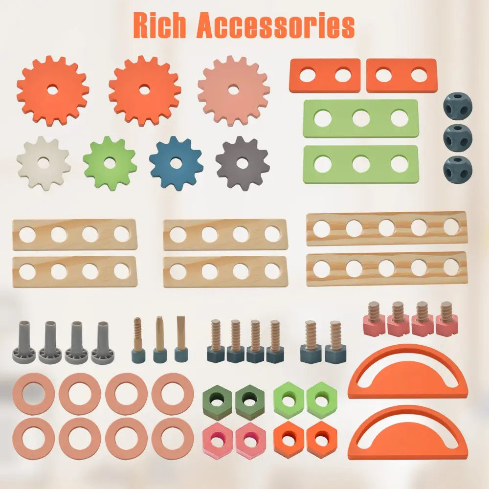 Kids Play Tool Workbench with Realistic Accessories - Multicolor - Pretend Toys