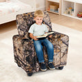 Kids Recliner Chair Push Back Toddler Reclining Armchair with Cup Holder-Camouflage - Camouflage - Kids Chairs & Seating