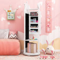 Kids Room Furniture Set Princess Vanity Table and Stool Set with Mirror and Drawer-White - White - Kids Vanities
