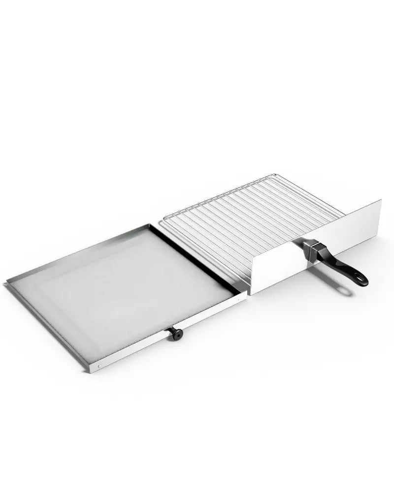 Kitchen Commercial Pizza Oven Stainless Steel Pan - Silver - Toaster Ovens