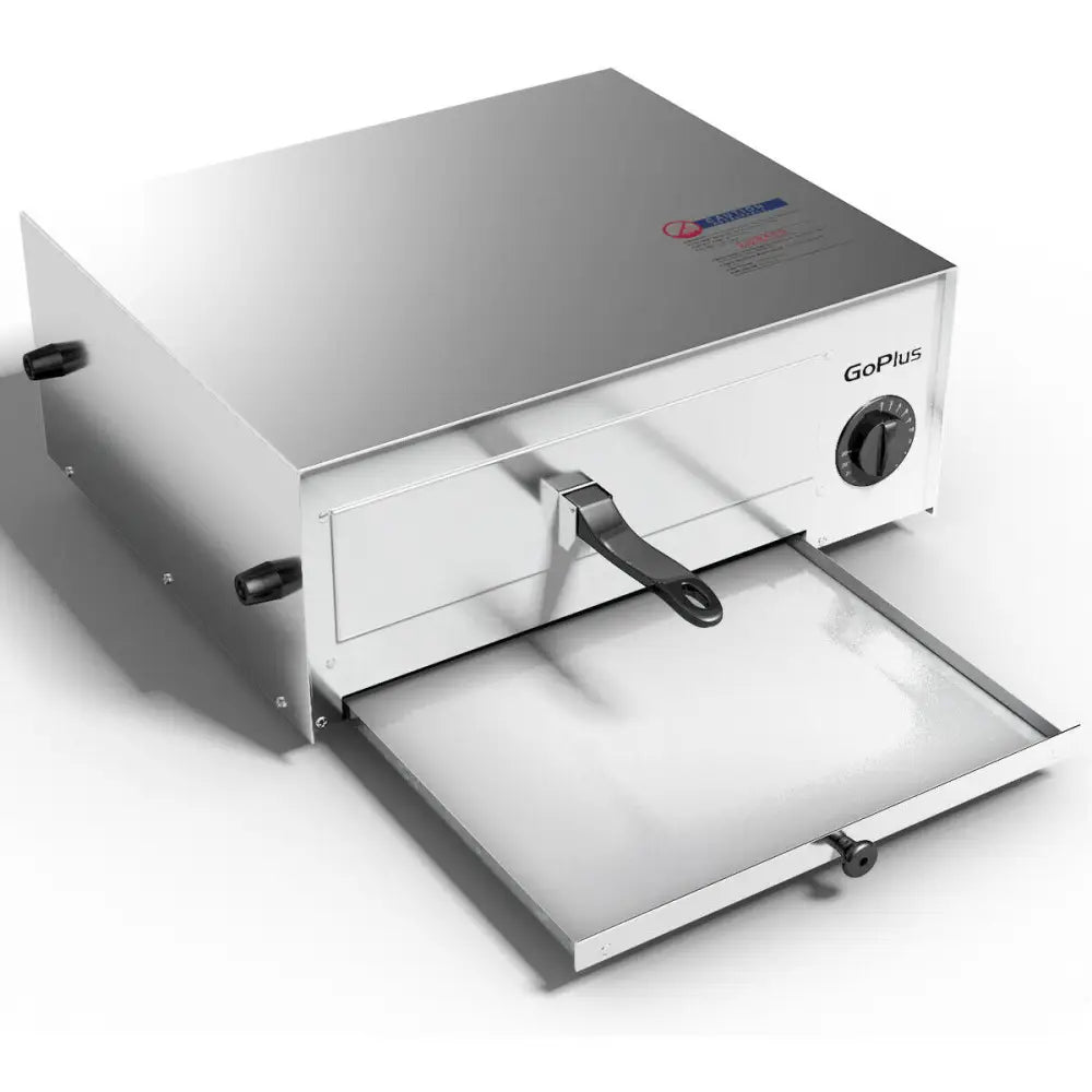 Kitchen Commercial Pizza Oven Stainless Steel Pan - Silver - Toaster Ovens