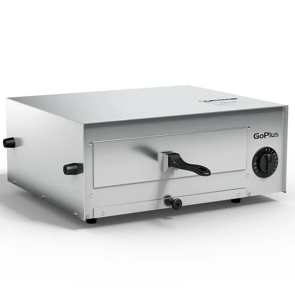 Kitchen Commercial Pizza Oven Stainless Steel Pan - Silver - Toaster Ovens