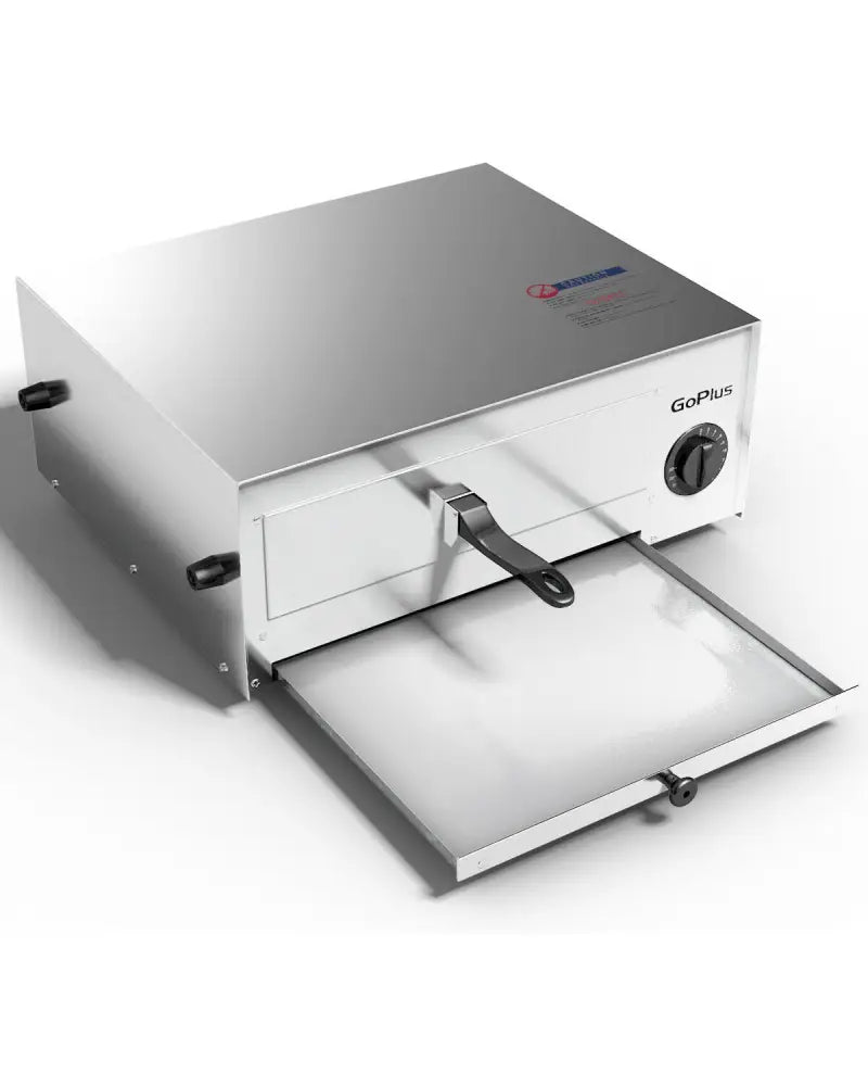 Kitchen Commercial Pizza Oven Stainless Steel Pan - Silver - Toaster Ovens