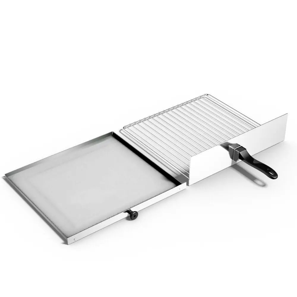 Kitchen Commercial Pizza Oven Stainless Steel Pan - Silver - Toaster Ovens