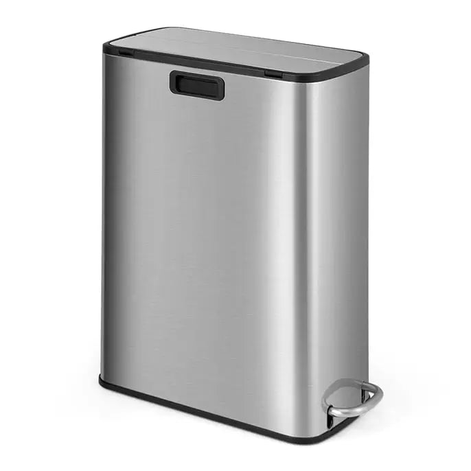 Kitchen Organization with 4-Tier Kitchen Microwave Storage Rack and Trash Can - Kitchen Organization