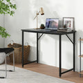 L Shaped Computer Desk and Writing Workstation for Home and Office-Black - Black - Writing Desks