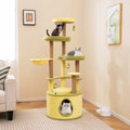 Large Avocado Cat Tree Multi-level Cat Tower with Private Condo-Green - Green - Cat Trees Condos & Scratchers