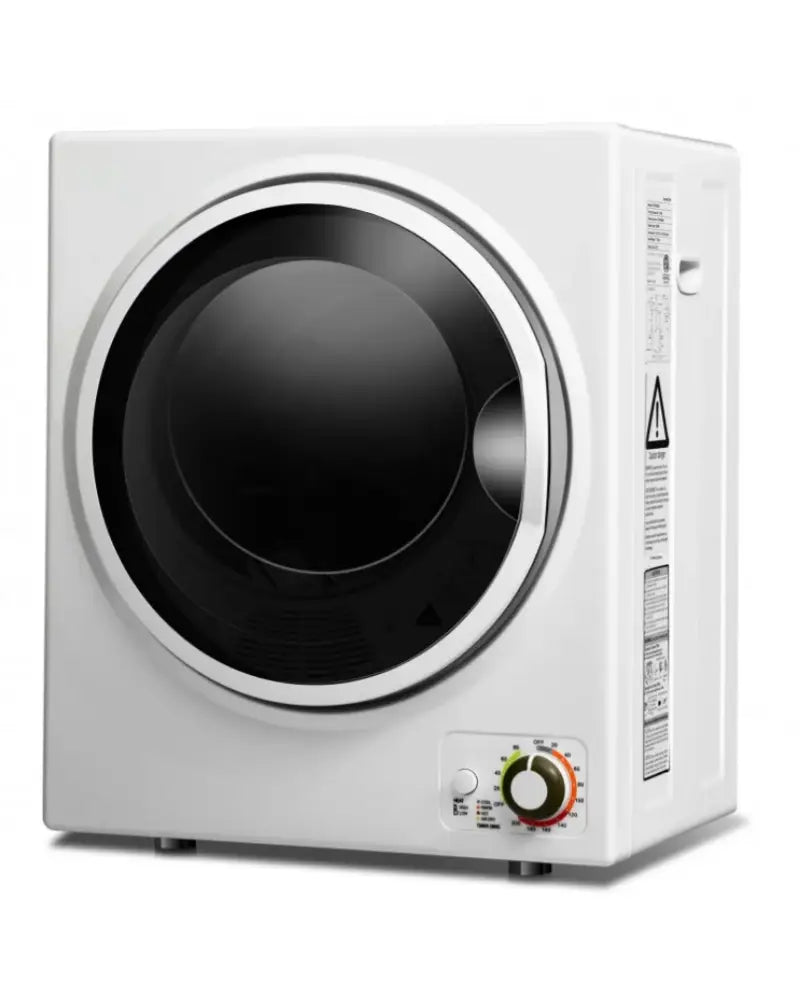 Laundry Room Bundle: Wooden Cabinet Wall-Mounted Bathroom Storage Clothe Dryer Laundry Basket - White - Washers & Dryers