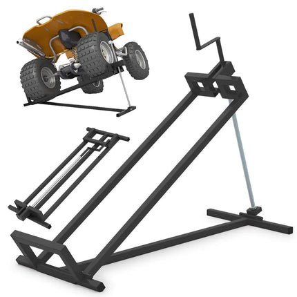 Lawn Mower Lift Jack Riding Mower Lift-Black - Black - Garden Tools