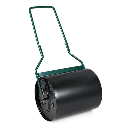 Lawn Roller 16 Gallon Water/Sand Filled Garden Drum Roller with Leak-proof Inlet - Lawn Care Tools