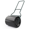 Lawn Roller with U-Shaped Handle for Garden Backyard - Black - Lawn Care Tools