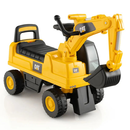 Licensed Caterpillar Kids Ride - On Digger - Yellow - Oasis Home Essentials
