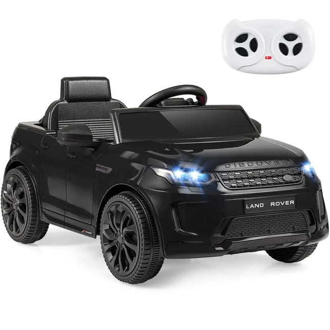 Licensed Land Rover Kids Ride on Car 12V Battery Powered Kids Electric Car - Black - Oasis Home Essentials