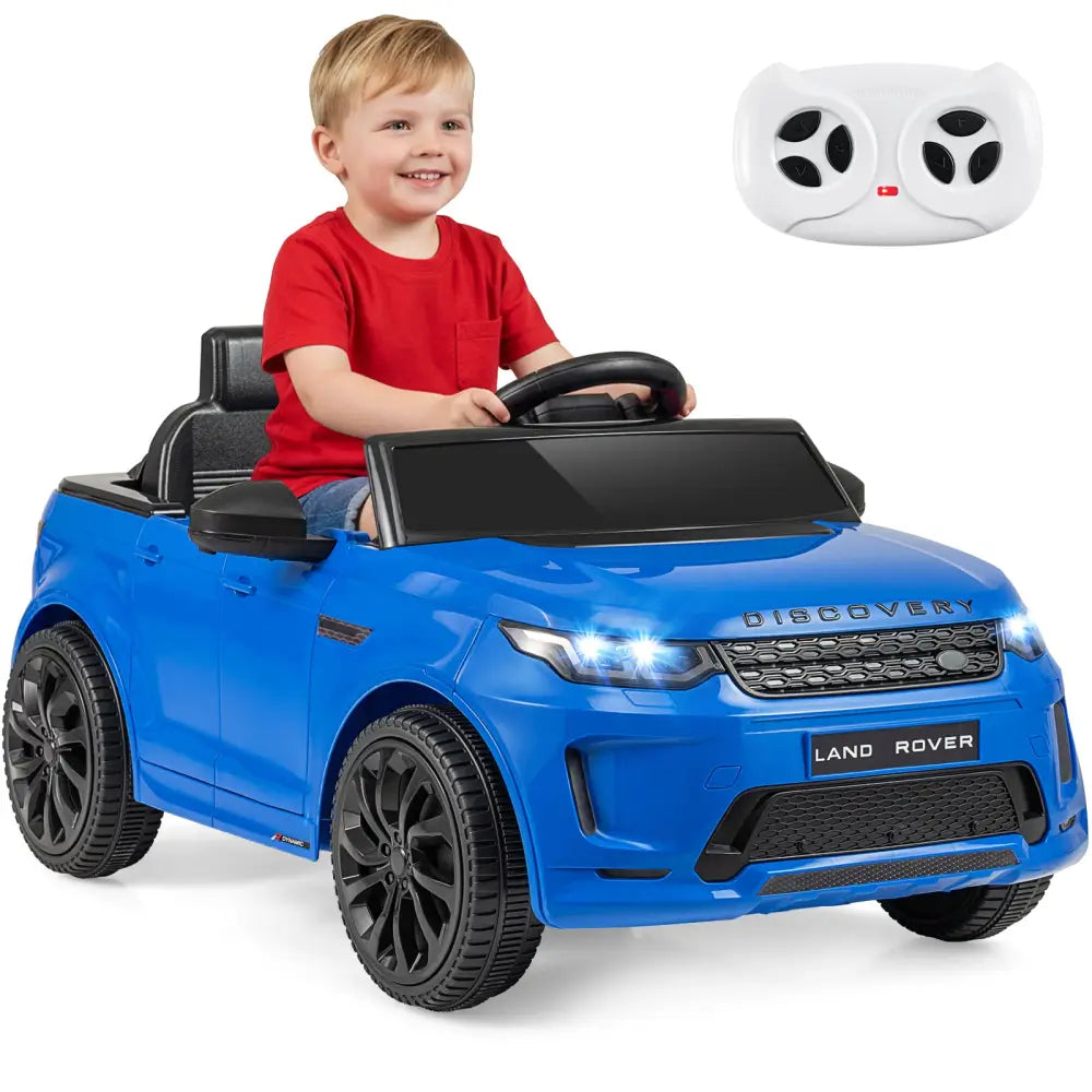 Licensed Land Rover Kids Ride on Car 12V Battery Powered Kids Electric Car-Navy - Navy - Powered Ride On Toys