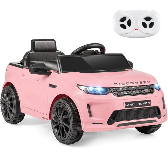 Licensed Land Rover Kids Ride on Car 12V Battery Powered Kids Electric Car - Pink - Oasis Home Essentials