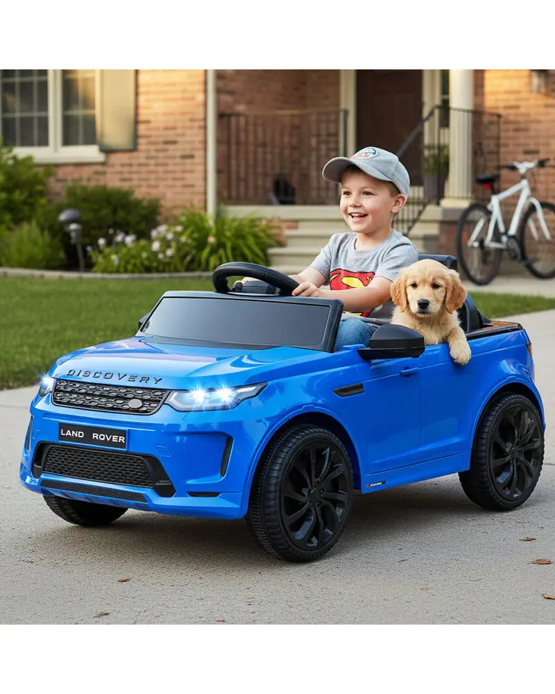 Licensed Land Rover Kids Ride on Car 12V Battery Powered Kids Electric Car-Navy - Navy - Powered Ride On Toys