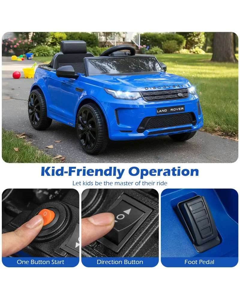 Licensed Land Rover Kids Ride on Car 12V Battery Powered Kids Electric Car-Navy - Navy - Powered Ride On Toys