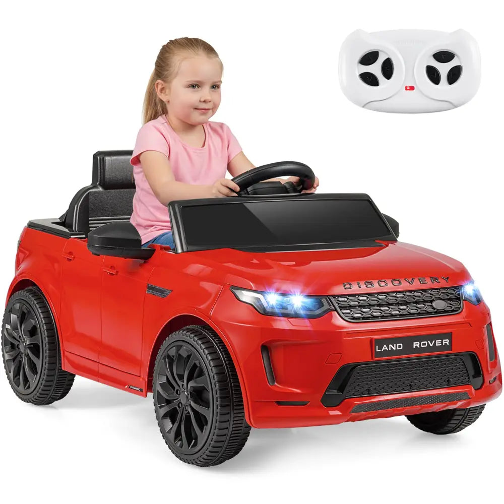 Licensed Land Rover Kids Ride on Car 12V Battery Powered Kids Electric Car-Red - Red - Powered Ride On Toys