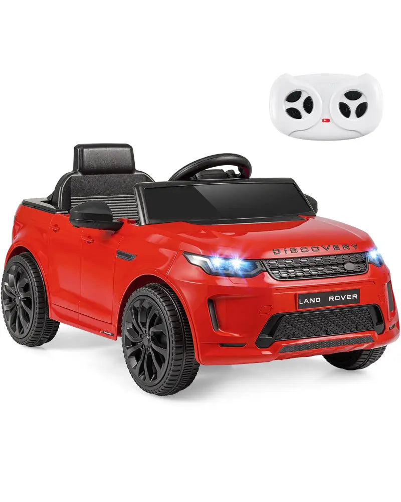 Licensed Land Rover Kids Ride on Car 12V Battery Powered Kids Electric Car-Red - Red - Powered Ride On Toys
