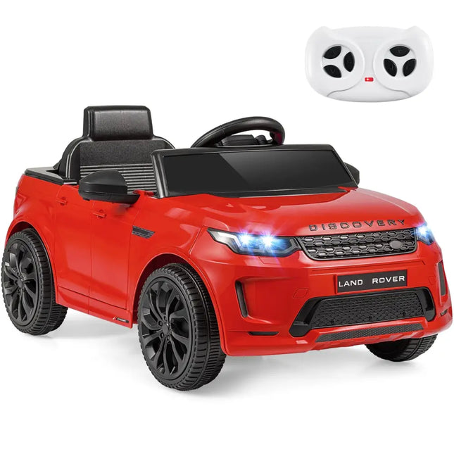 Licensed Land Rover Kids Ride on Car 12V Battery Powered Kids Electric Car-Red - Red - Powered Ride On Toys