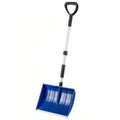 Lightweight and Portable Snow Shovel with D-grip Handle for Driveway and Car-Blue - Blue - Snow Removal