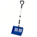 Lightweight and Portable Snow Shovel with D-grip Handle for Driveway and Car-Blue - Blue - Snow Removal