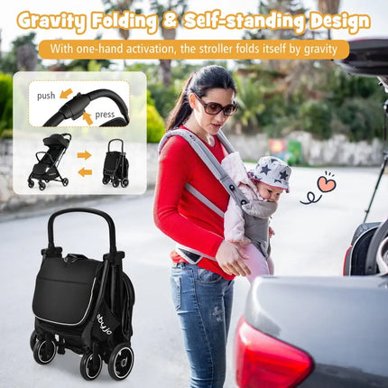 Lightweight Baby Stroller |Compact Travel Stroller for Airplane Fits Airplane Cabin & Overhead - Oasis Home Essentials