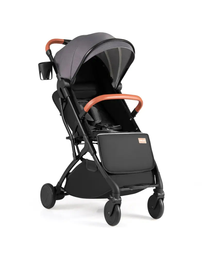 Lightweight Baby Stroller Compact Travel Stroller with One-Hand Folding-Gray - Gray - Baby Strollers