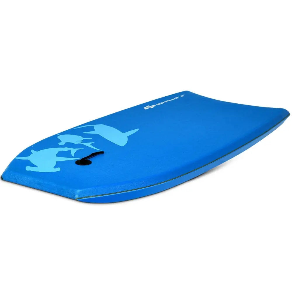 Lightweight Super Bodyboard Surfing with EPS Core Boarding-M - Blue - Surfing