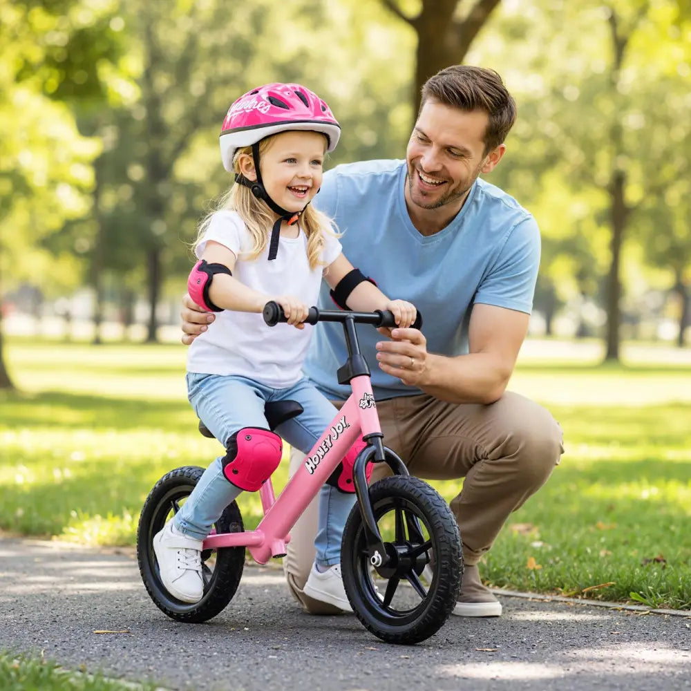 Lightweight Toddler Balance Bike No Pedal Training Bicycle-Pink - Pink - Balance Bikes