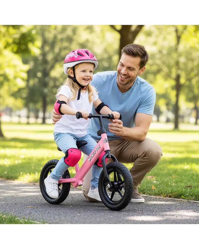 Lightweight Toddler Balance Bike No Pedal Training Bicycle-Pink - Pink - Balance Bikes