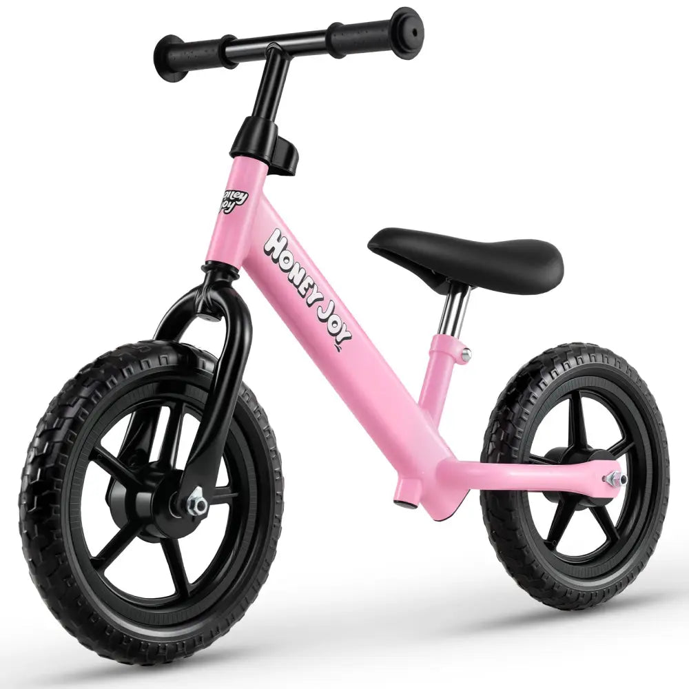 Lightweight Toddler Balance Bike No Pedal Training Bicycle-Pink - Pink - Balance Bikes