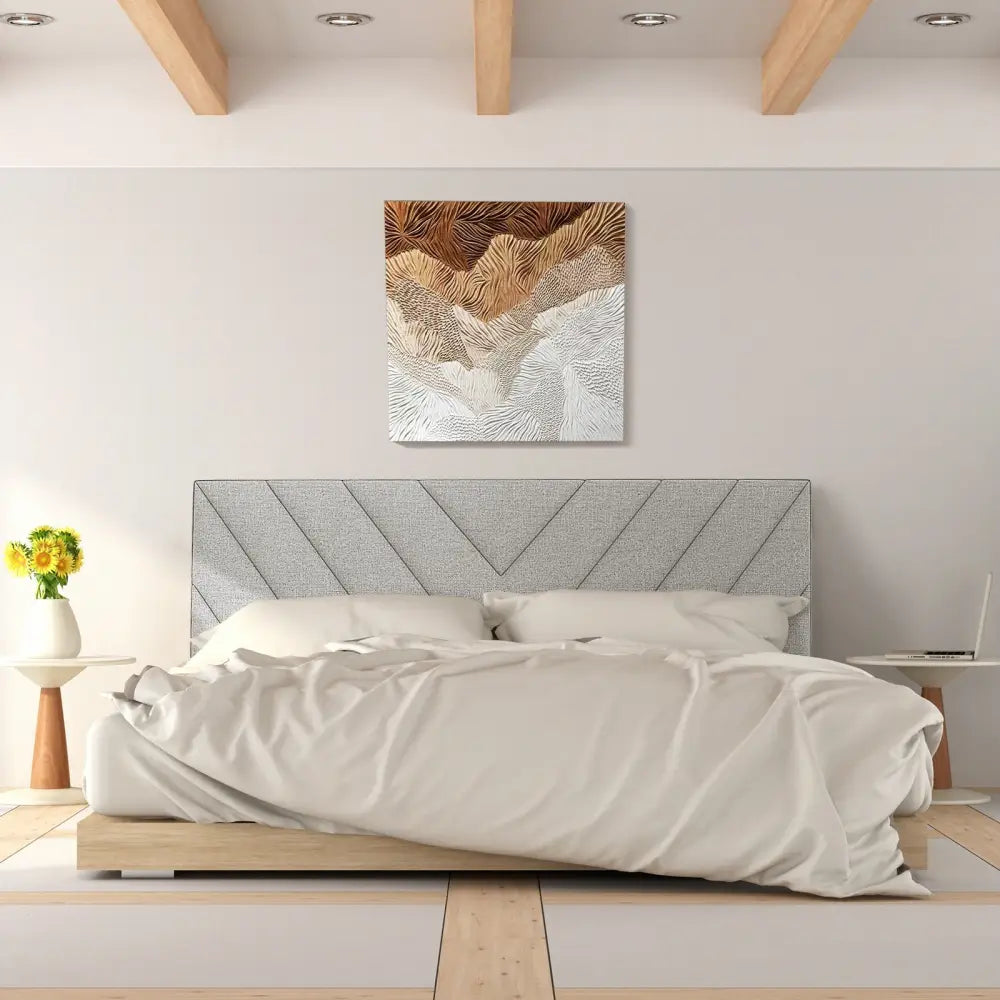 Linen Upholstered Headboard for Full and Queen Size Bed Frames-Gray - Gray - Headboards