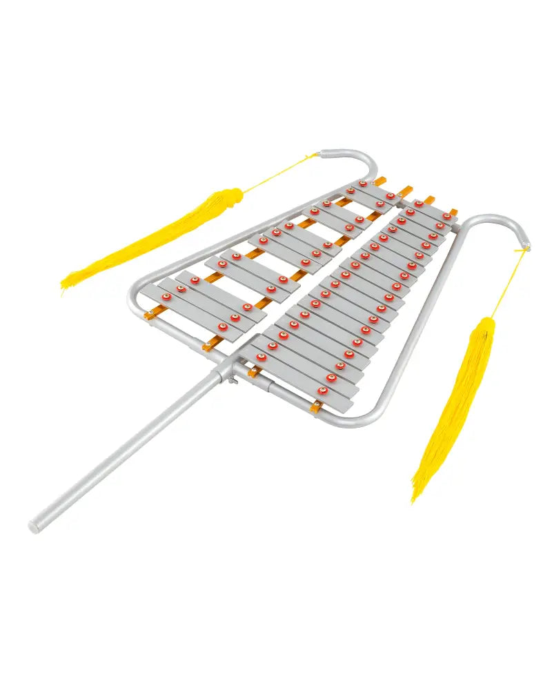 Marching Glockenspiel 29 Note Bell Lyre for Marching Band-Silver - Silver - Drums & Percussion