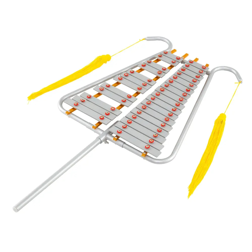 Marching Glockenspiel 29 Note Bell Lyre for Marching Band-Silver - Silver - Drums & Percussion