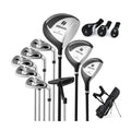 Men€™s Profile Complete Golf Club Package Set Includes 10 Pieces-Black - Black - Golf