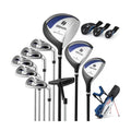 Men€™s Profile Complete Golf Club Package Set Includes 10 Pieces-Blue - Blue - Golf