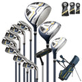 Men’s Complete Golf Clubs and Bag Set Right Handed-Yellow - Yellow - Golf