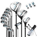 Men’s Complete Golf Clubs and Bag Set-White - White - Golf