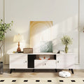 Mid Century Modern TV Stand Entertainment Center for 80’’ TVs-Oak - Oak - Entertainment Centers & TV Stands