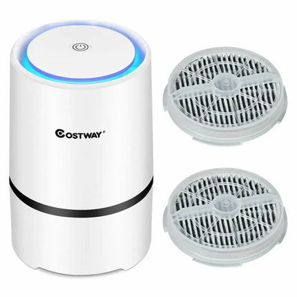 Mini Ionic  3-in-1 Composite HEPA Air Purifier Costway