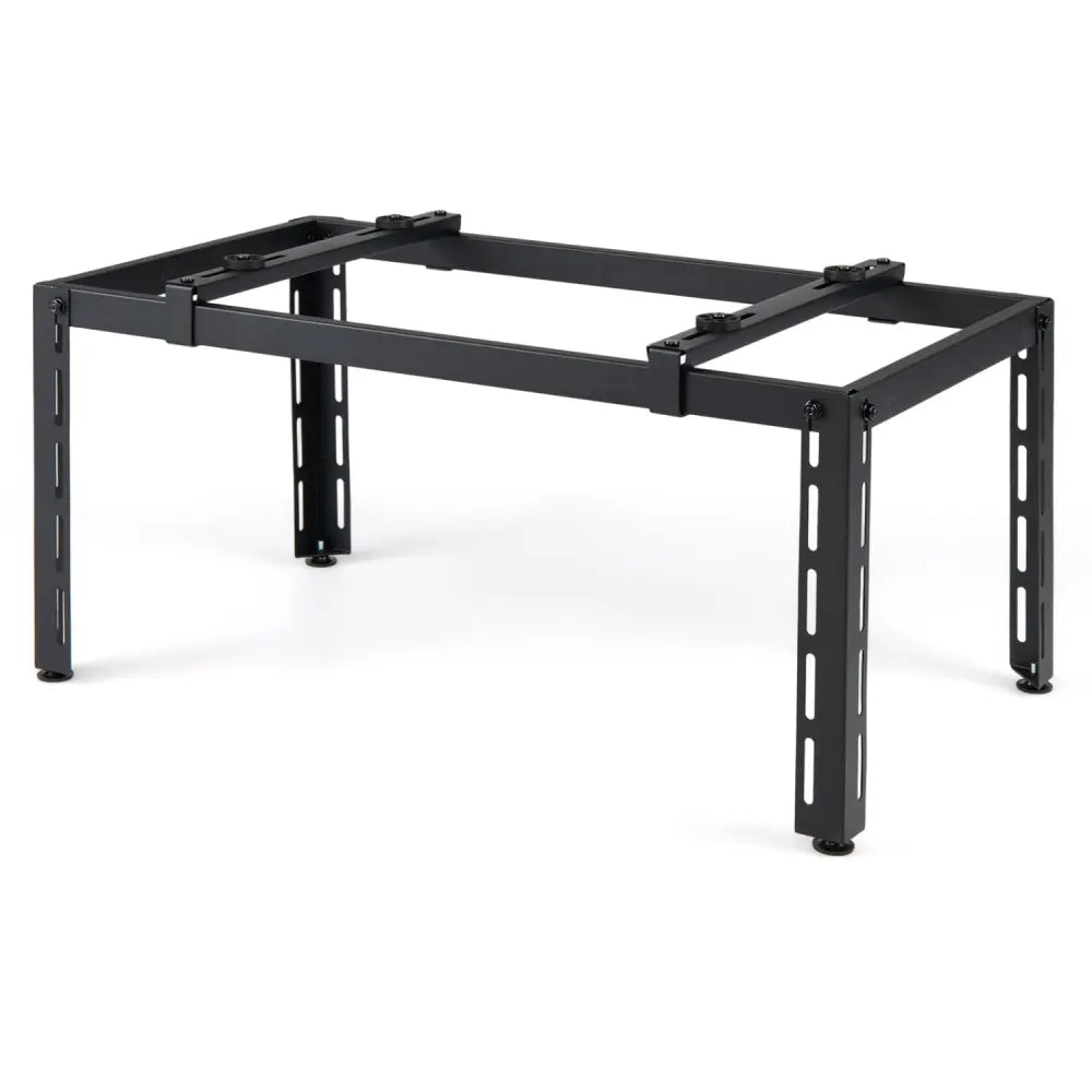 Mini Split Ground Stand Adjustable for 9000-36000 BTU Ductless Air Conditioners Heat Pump-Black - Black - Mini Split AC