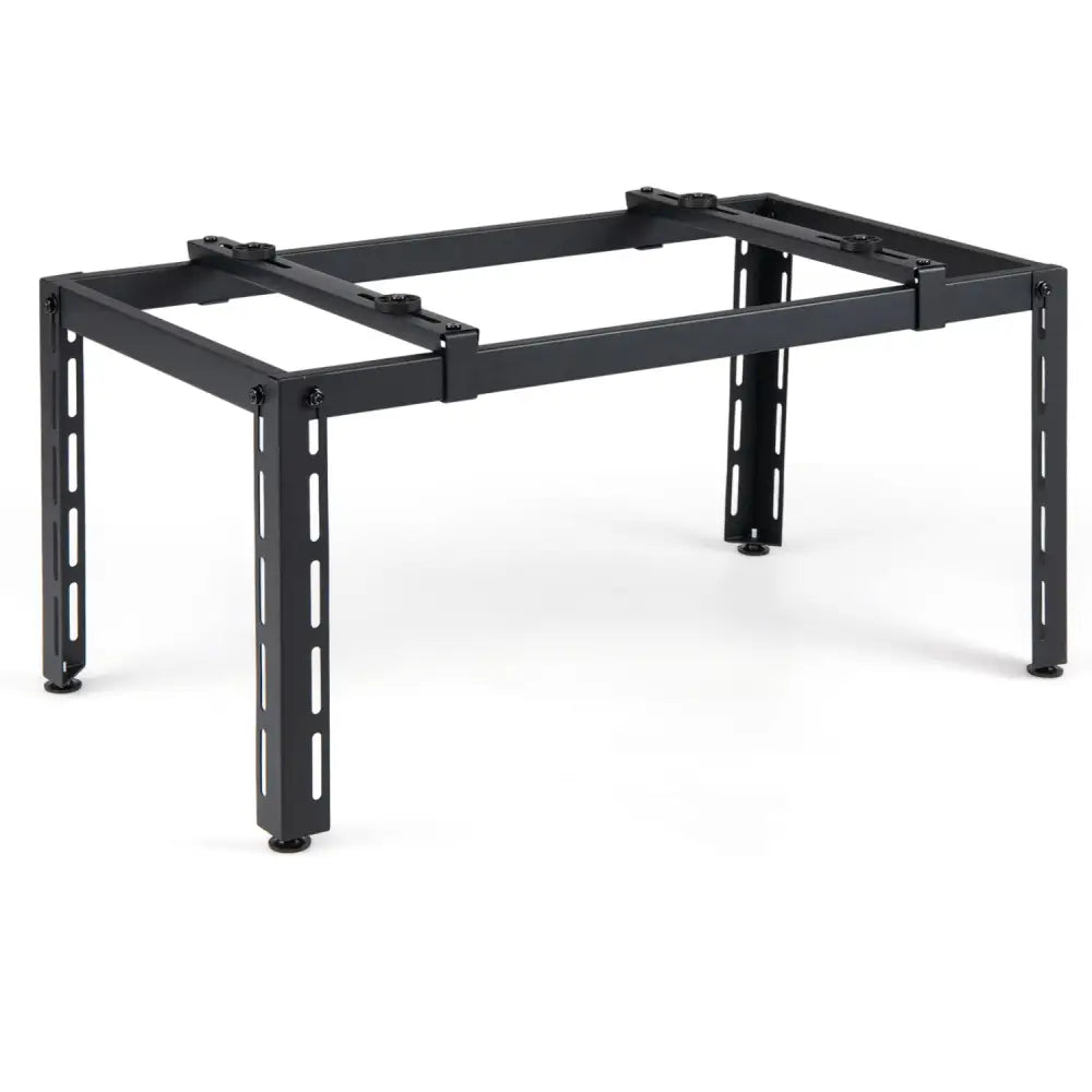 Mini Split Ground Stand Adjustable for 9000-36000 BTU Ductless Air Conditioners Heat Pump-Black - Black - Mini Split AC