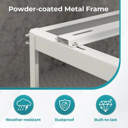 Mini Split Ground Stand for 9000-18000 BTU Ductless Air Conditioner Costway