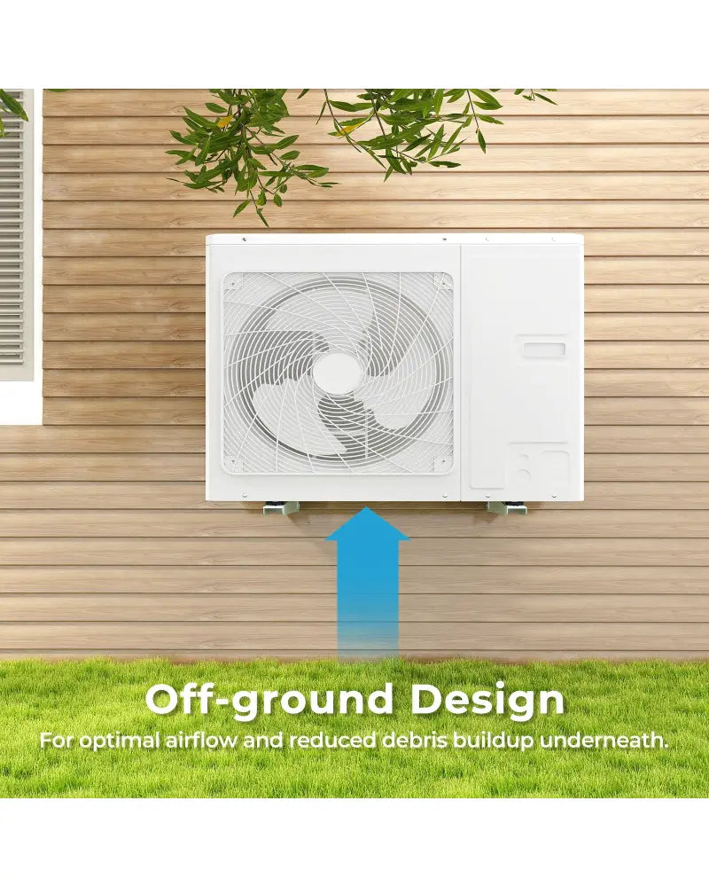 Mini Split Wall Mounting Bracket for 12000-24000 BTU Universal Ductless AC - Silver - Mini Split AC Parts & Accessories