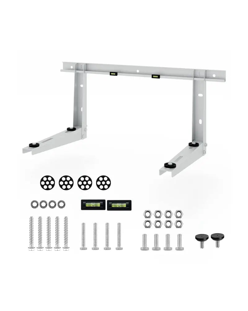 Mini Split Wall Mounting Bracket for 6000-12000 BTU Universal Ductless AC - Silver - Mini Split AC Parts & Accessories
