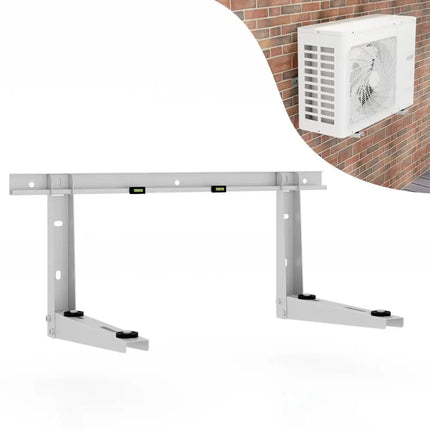 Costway metal wall mount bracket for mini-split AC unit with built-in level for easy installation