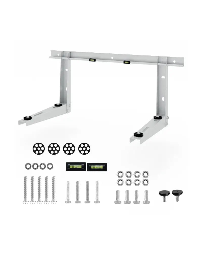 Mini Split Wall Mounting Bracket for 6000-12000 BTU Universal Ductless AC - Silver - Mini Split AC Parts & Accessories