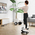 Mini Stepper with Resistance Bands and Adjustable Height for Exercise at Home-Black - Black - Sport Equipments